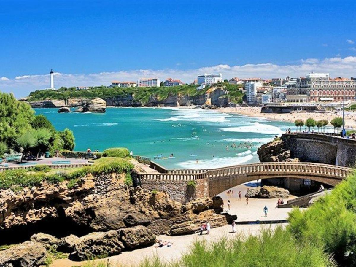 Charmant Studio En Centre-Ville Avec Piscine Proche Grande Plage - Fr-1-3-410 Biarritz Luaran gambar